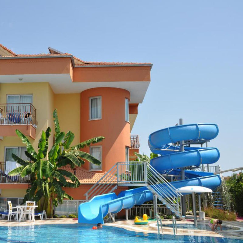 Alta popularidade Indoor Outdoor Hotel Pool Slide Para 1-2 Pessoas