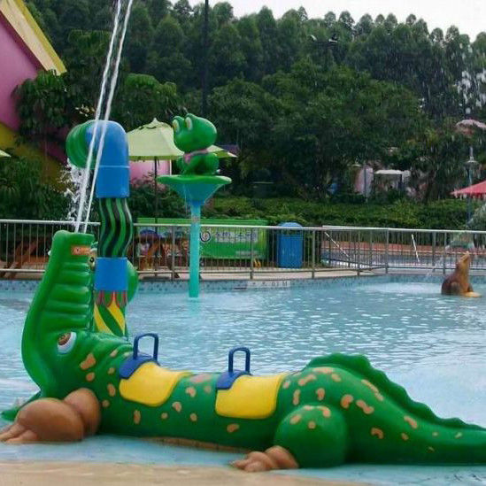 Parque de água colorida ao ar livre RD1020 de baixa manutenção Eco-friendly