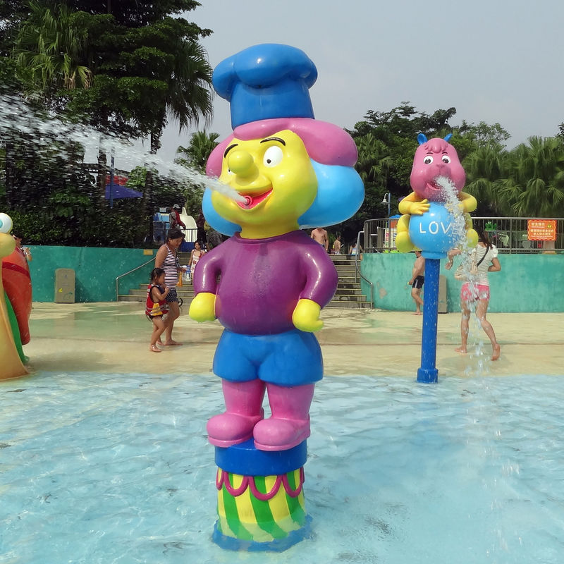 Equipamento de brinquedos aquáticos ao ar livre multicolor