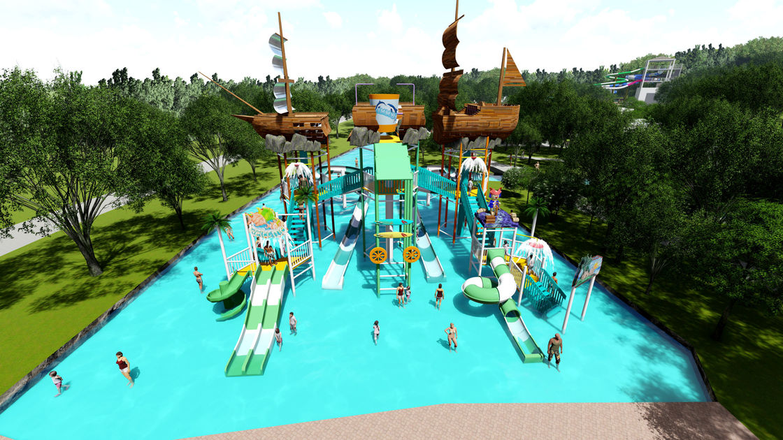 Software de paisagem 3D aprimorada do parque temático Aqua com classificações de clientes de 5 USD / metro quadrado