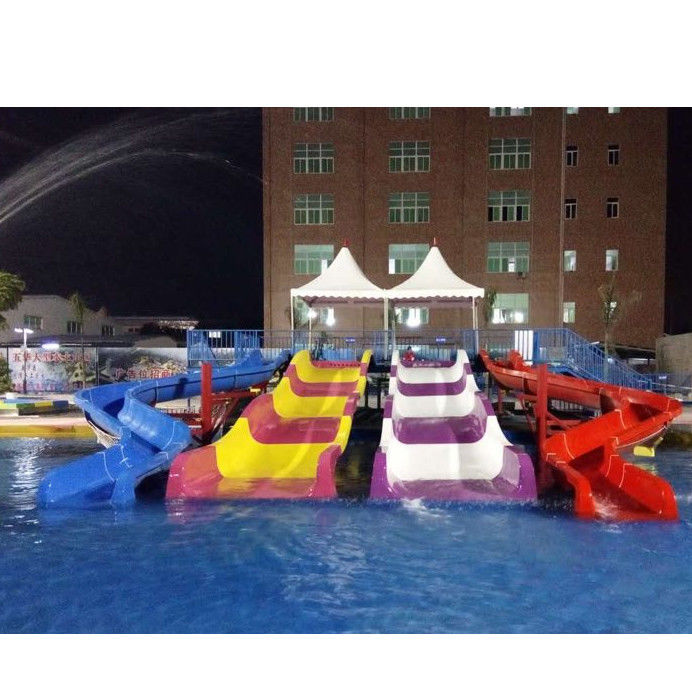 Eco-friendly colorido deslizamento de água da colina para crianças piscina familiar divertimento splash