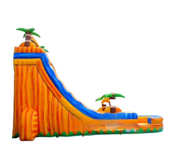 Slides de água infláveis para o exterior Slides de água infláveis para o parque de diversões Slides de água infláveis de PVC