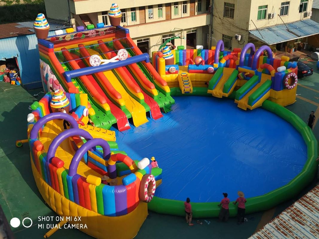 Commercial Inflatable Bouncer Inflatable Moon Bounce House Slide de água Combo à venda Saco Custom Party Set Castelo Birt