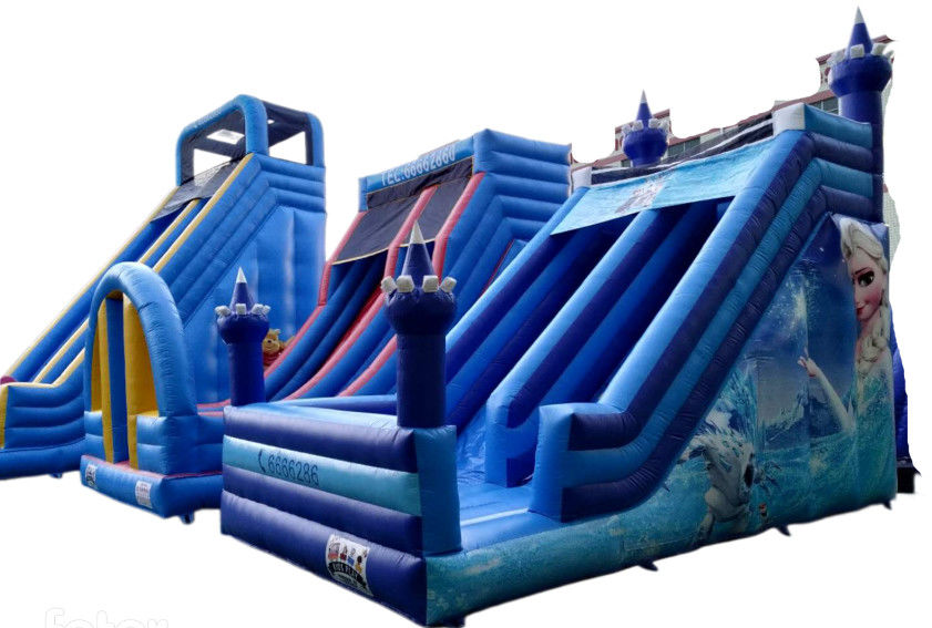 Parque de diversões gigante inflável, jogo de obstáculos inflável para crianças e adultos