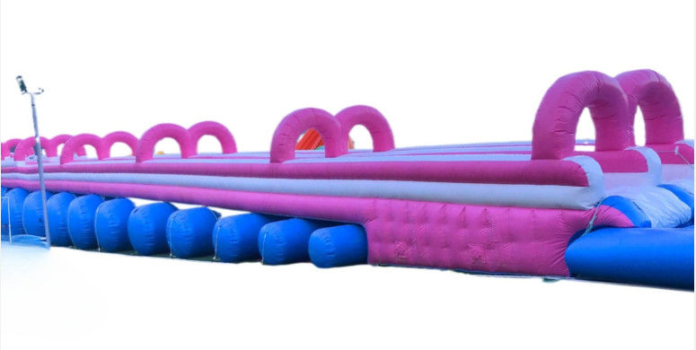 Slide aquático engraçado colorido comercial personalizado grande hipopótamo Slide de água inflável com piscina para venda