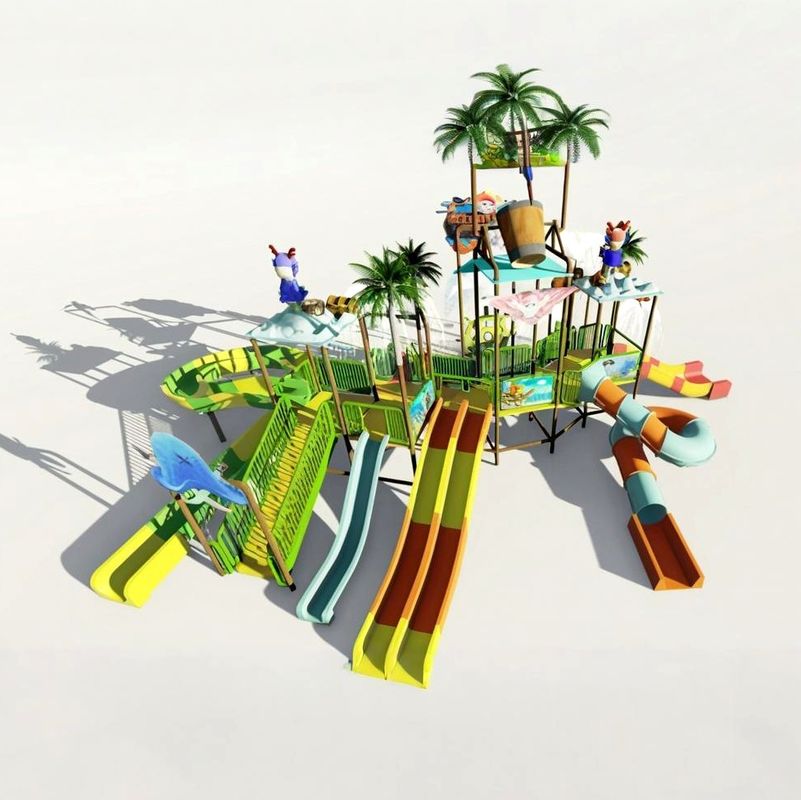 Desenho personalizado de playground aquático para famílias Criar memórias para a vida